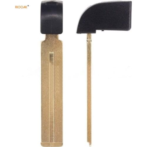 RIOOAK 10pcs/lot Replacement Smart Remote Key Blade For Toyota 2018-2019 C-HR Avalon RAV4 Camry TOY48 Emeregency Spare key blade