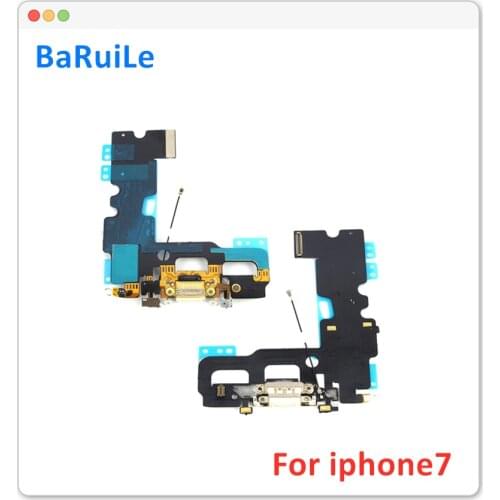BaRuiLe 5pcs Charging Dock Port Flex Cable for iPhone 7 Plus 4.7" 7G 7P Charger USB Dock Flex Cable Replacement Parts