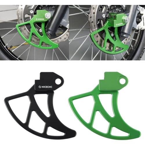 NiceCNC Brake Disc Guard Protector Fork Shoe Protector For Kawasaki KLR650 KLR 650 2008-2018 2009 2010 2011 2012 2013 2014 2015