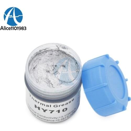 100% New 20g Silver Thermal Grease Paste Compound Chipset Cooling For CPU GPU Chip HY710 Non-Toxic Tasteless Non-Corrosive