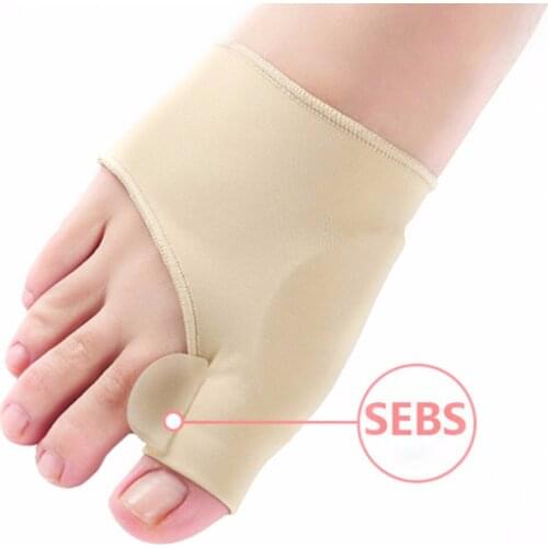 2Pcs=1Pair Big Toe Hallux Valgus Corrector Orthotics Feet Care Bone Thumb Adjuster Correction Pedicure Socks Bunion Straightener
