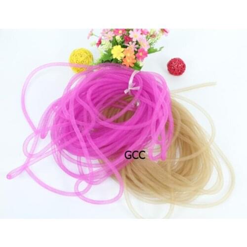 Free Shipping 8mm Plain Tubular Crinoline Tube Crin Horsehair Trimming 90yard/lot