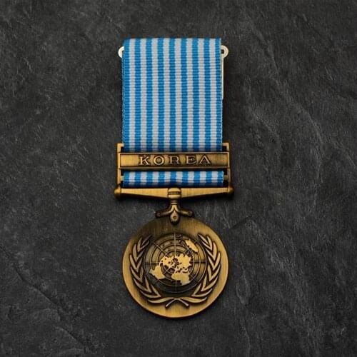 US UK Canada United Nations Peacekeeping Forces Korea War Medal 1950th Australia Denmark New Zealand Norway Sweden Badge Brooch