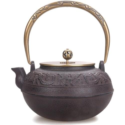 Cast iron handmade kettle ancient teapot Japanese tea set boiled water kettle tea pot puer kungfu tea teaware ceremony