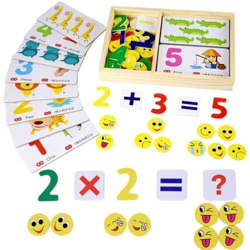 Kids Early Study Montessori Wooden Toys Educational Baby Montessori Materials Math Toys Children Educative Toys Drop Shipping