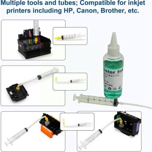 Inkjet Printer Nozzle Cleaning Fluid Tool For Epson Cleaning Print Head Tool Lexmark U7F7