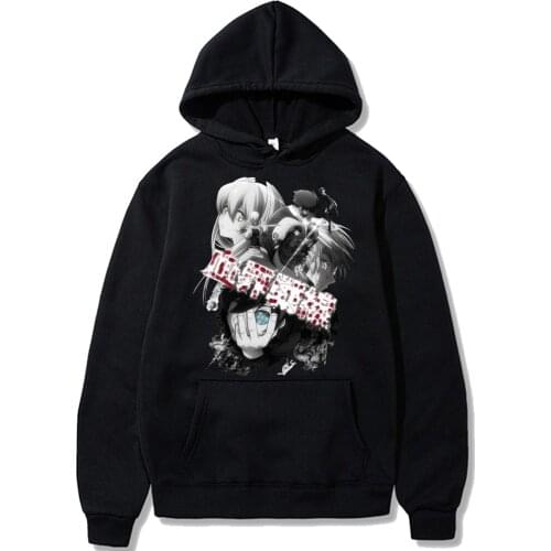 Kekkai Sensen Hoodie Sweatshirt Harajuku Anime Blood Blockade Battlefront Print Hoodie Friend Loog Sleeve Sportswear Casual Top