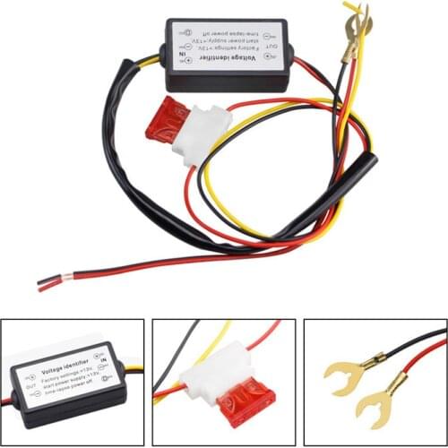 Fog Light Controller DRL Controller Auto Car LED Daytime Running Lights Controller Relay Harness Dimmer On/Off 12-18V