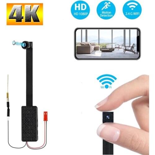 WiFi IP Mini Camera 4K DIY Portable Camcorders Night vision Remote View P2P Wireless Micro Webcam Video Recorder
