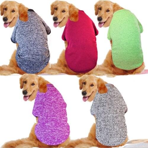 Pet clothes large dog Jinmao Labrador sweater Autumn and winter sports clothing sweater Medium and large pet dog sweater 3XL-9XL