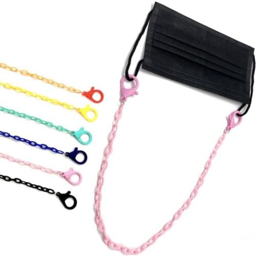 50cm Adjustable Mask Lanyard Bling Face Mask Lanyard Safety Mask Ear Holder Rope Hanger Neck String Dropship Mask Chain