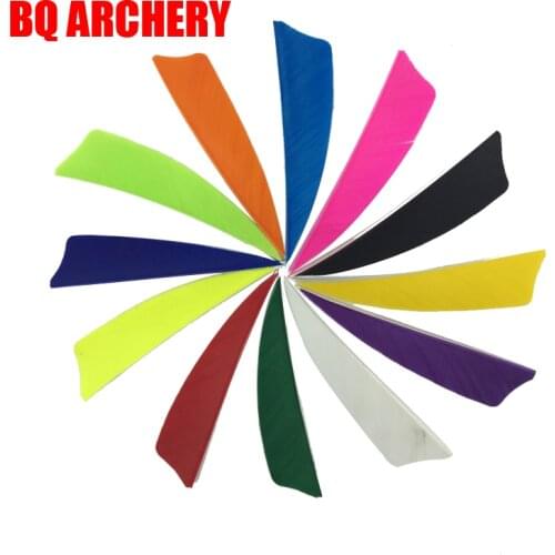 36PCS Archery Arrow 3inch Turkey Feather Arrows Vanes for Recurve Bow Longbow Hunting Arrows Accessories Outdoor