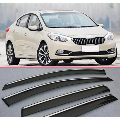 For Kia K3 2013 2014 2015 Window Wind Deflector Visor Rain/Sun Guard Vent