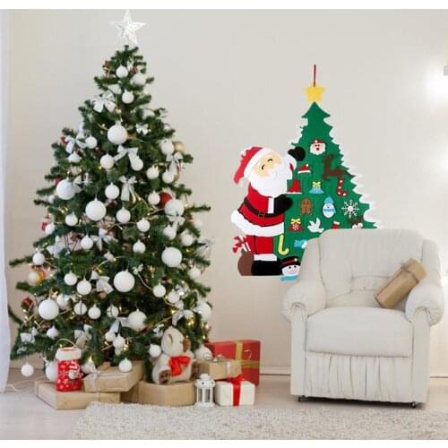 Felt Christmas Tree Christmas Decorations Felt Xmas Tree For Walls Windows Doors Navidad Christmas Tree Arbol De Navidad Grande