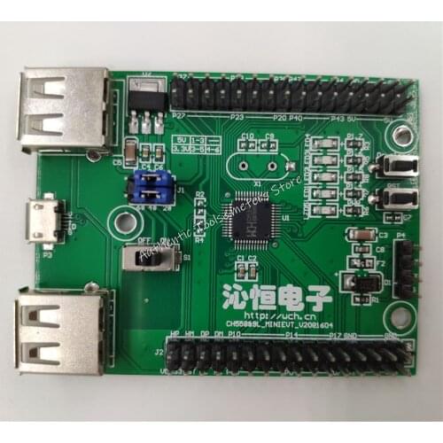 WCH CH558 CH559 Development Board Learning Evaluation Board 51 Development Board USB Development Board