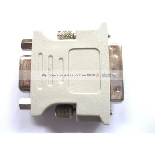 10 Pcs Male DVI Dual Link to Female SVGA VGA Connector 24 1