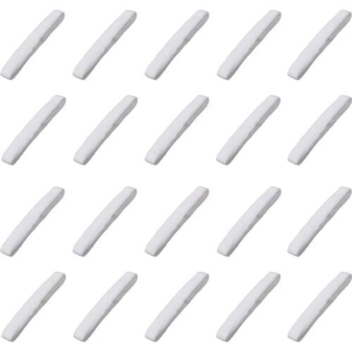 20Pcs PVA Mesh 25mm Wide Soluble Fish Refill Nets Carp Fishing PVA Network Stocking Boilie Rig Bait Wrap Net Bags 5M