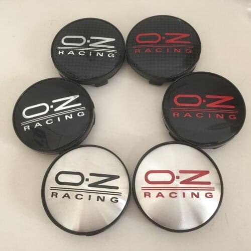 4pcs 56mm 60mm OZ O.Z logo Car Wheel Center hub Cap Badge covers emblem sticker car Styling accessories