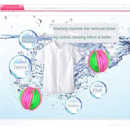 6Pcs Pet Hair Remover for Laundry Lint Remover Washing Balls Reusable Dryer Balls Washer from Dogs and Cats
