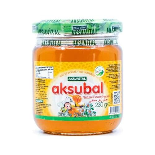 Aksu Vital Aksubal Filtered Flower Honey 230 g Straining Flower Honey Bee Supplement Vitamin Healthy Useful Aroma Special Pure