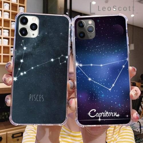 12 constellation zodiac signs Phone Case For iphone 12 5 5s 5c se 6 6s 7 8 plus x xs xr 11 pro max