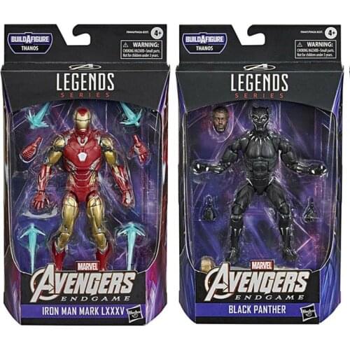 Hasbro Marvel Avengers: Endgame Dolls Iron Man Spider-Man Black Panther Action Figures Model Toys Classic Collection Gift 6Inch