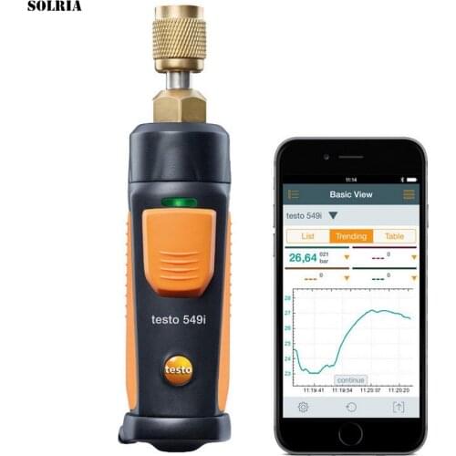 Testo 549i Air Conditioning Refrigeration Pressure Gauge Measuring Instrument Testo Wireless Mini Refrigeration System Test Kit