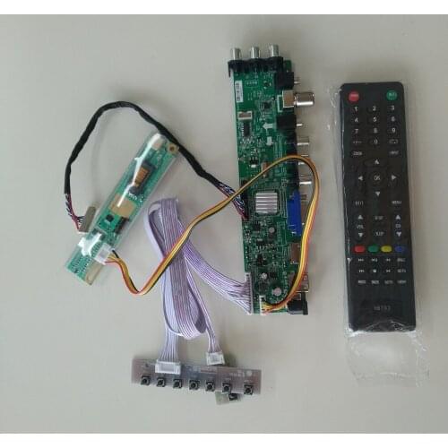 Kit for LP154W01/LTN154X3-L03 1280X800 3363 DVB-T 1 CCFL TV controller board VGA AV digital 15.4" USB HDMI DVB-C LCD 30pin