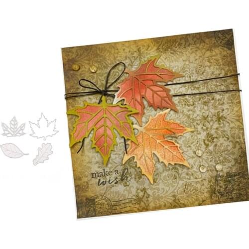 New Arrival Leaves Metal Cutting Dies for Scrapbooking Craft DIY Photo Album Stencils Handmade Template Decoration Die Cut