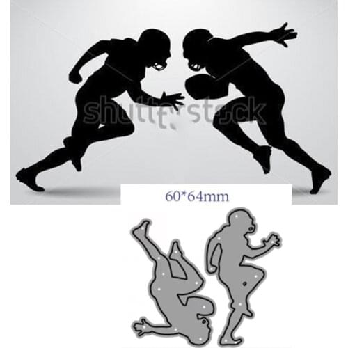 Metal Cutting Dies Cut football Decoration Scrapbook Paper Craft Knife Mould Blade Punch Stencils