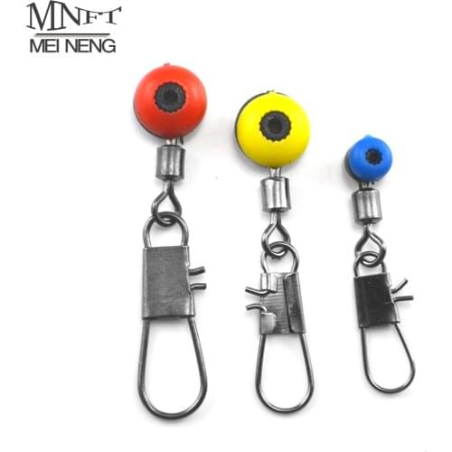 MNFT 100Pcs/lot Fishing Space beans Barrel Swivels Connector Snaps Tackle Fishing Rigs Links