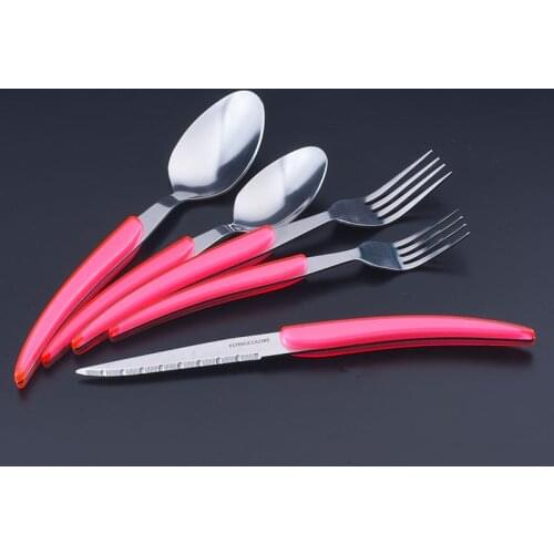 Culinary Food Cutlery Tableware Set Stainless Steel Dinnerware Set Promotion dinnerware set 20-Piece Service for 4 person