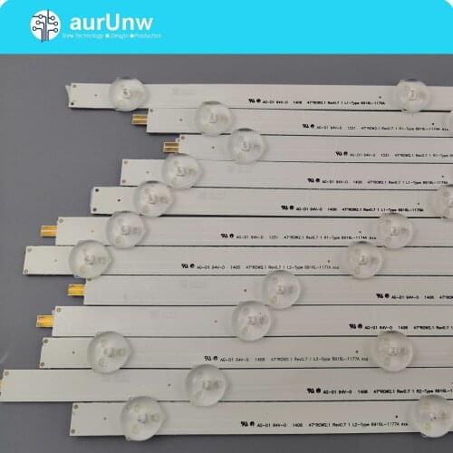 New LED backlight For LG 47inch LC470DU 47LN5200 47LN5400-CN 47LN5700 47LA620V 6916L-1174A 6916L-1175A 6916L-1176A 6916L-1177A