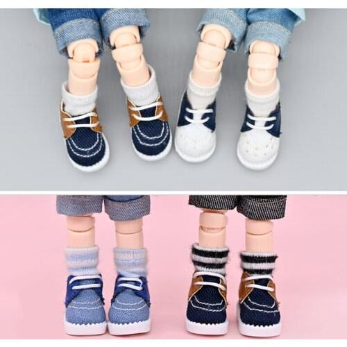 Ob11 Doll Shoes Fashion Casual Shoes Canvas Shoes Shoes for GSC, YMY, 1/12bjd, Molly, P9 , Holala Sports Shoes, Doll Accessories
