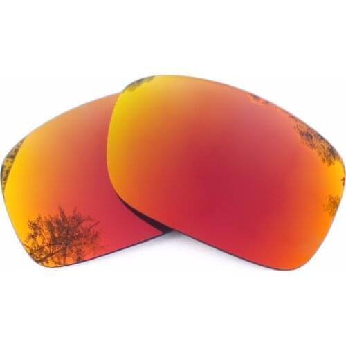 Orange Red Mirrored Polarized Replacement Lenses for Oakley Holbrook XL Sunglasses Frame 100% UVA & UVB
