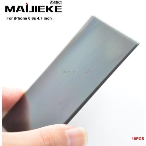 MAIJIEKE Polarizing Film Lcd Polarizer Polarization for iPhone 8 7 6s 6 6g plus 5.5 4.7 Inch polarizer film 10PCS/Lot