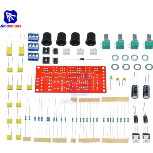 Diymore NE5532 AC 12V HIFI Pre-amplifier Board Preamp Tone Treble Alto Bass Volume Control Low Noise Module DIY Kits