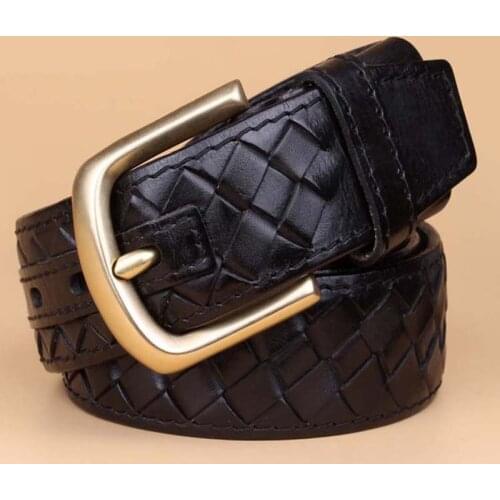 Mens belt luxury designer High quality Genuine leather man belt Pure cowhide skin strap male Formal men girdles & cummerbunds