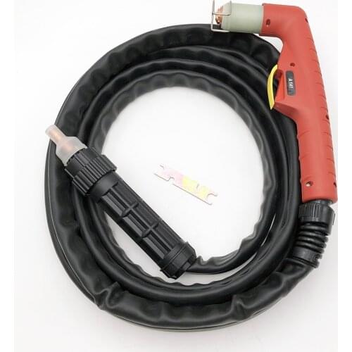 5Meters 16feet 140A HF Pilot Arc A141 Handhold manual Plasma Torch Air-cooled Plasma Cutting Machine With Central Connector