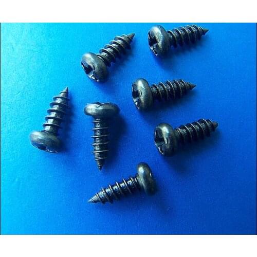 PA 2.3*8MM round head cross phillips self-tapping screws for battery holder