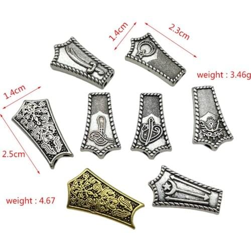 JunKang Shield Shaped bead connector Turkey Saudi Arabia prayer jewelry making DIY handmade accessory materials