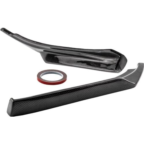 Carbon Fiber Rear Bumper Side Corner Splitters Aprons For Infiniti Q50 2014-2020