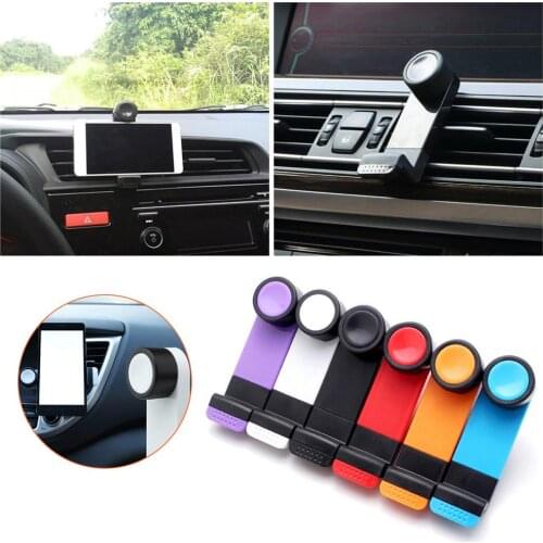 6 Colors Universal Car Phone Holder 360 Degree Rotation Car/Truck Phone Mount For All Smartphones