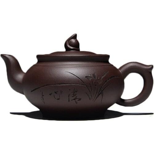 Yixing Ore Purple clay Large Capacity Teapot Handmade Zisha Tea pot chinese kung fu black tea gift Special Free Shipping