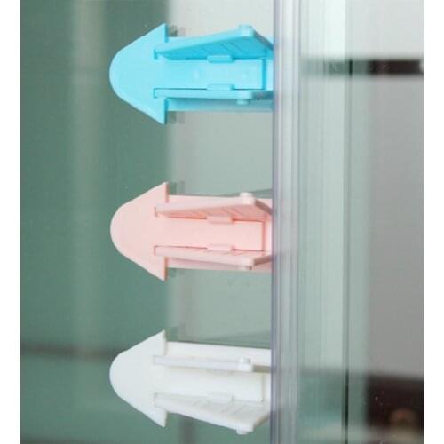 Baby Safety Lock for Sliding Door Window Children Protection Lock Drawer Cabinet Door Wardrobe Anti-pinch Wings Kids Safety Lock