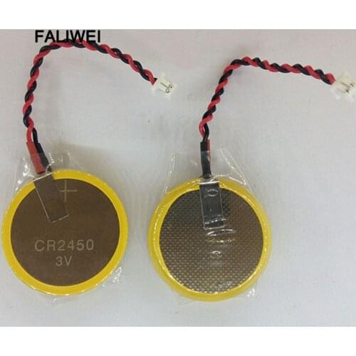 2pcs/ lot high-temperature lithium manganese dioxide battery CR2450 AFPX-BATT lithium battery with plug