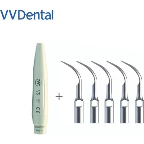 5pcs Dental Scaling Tips scaler handpiece for Satelec DTE Ultrasonic Scaler Teeth Whitening