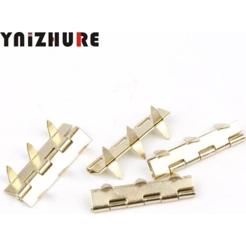 50pcs 30mm * 11mm New Design Claw Hammer Cabinet Drawer Hinges Wooden Furniture Jewelry Gift Box Gold Hinges Furniture