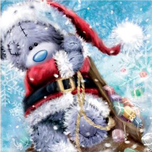 5D DIY Teddy Bear Diamond Painting Toy Full Drill Cross Stitch Embroidery Home Decor Handmade Gift