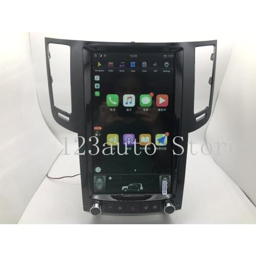 13.6'' Tesla style Android 9.0 Car dvd player GPS Navigation For infiniti QX70 fx35 FX series 2009-2016 radio stereo PX6